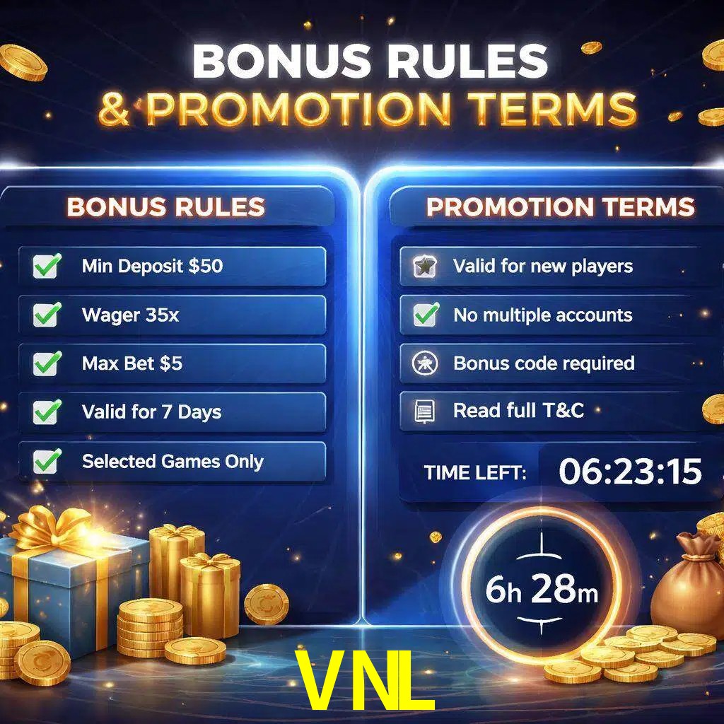 Reglas de promoción VNL y condiciones de bonos explicadas visualmente